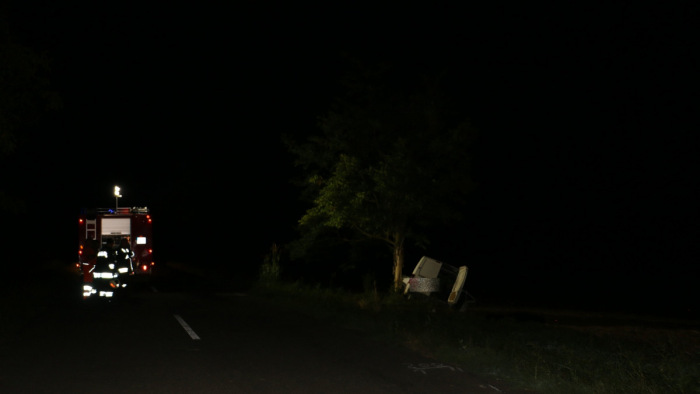 Fának csapódott az autó az éjjel, a sofőr meghalt – fotók