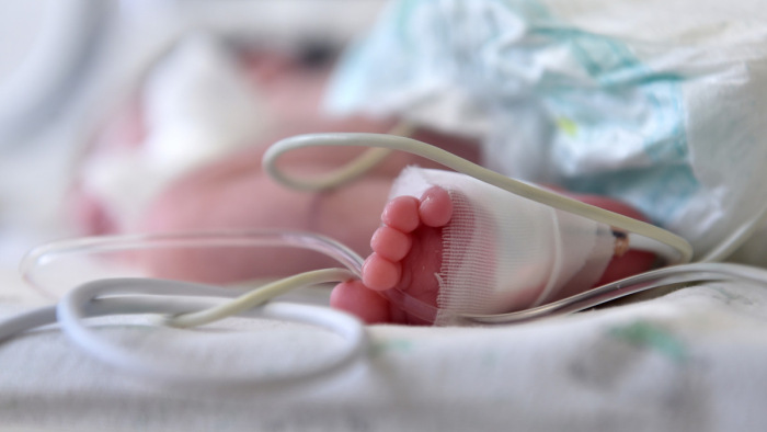 Újszülött a békéscsabai babamentő inkubátorban