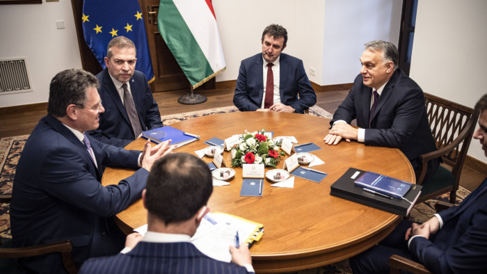 Az Európai Bizottság alelnökével tárgyalt Orbán Viktor