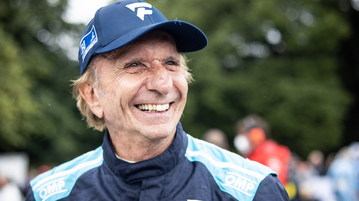 CHICHESTER, ENGLAND - JULY 10: Emerson Fittipaldi looks on during the Goodwood Festival of Speed at Goodwood on July 10, 2021 in Chichester, England. (Photo by James Bearne/Getty Images)