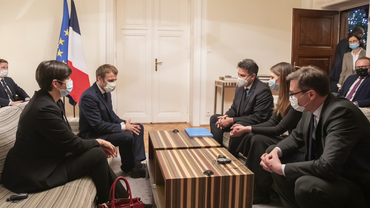 A jogállamiság és az európai vízió is téma volt az ellenzék és Emmanuel Macron megbeszélésén
