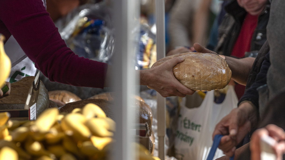 A Krisna-hívők Ételt az Életért Alapítványának ételosztása a Népligetben 2019. október 20-án. Az élelmezés világnapja alkalmából 900 adag meleg ebéddel és ugyanennyi tartós élelmiszercsomaggal készültek a szervezők.