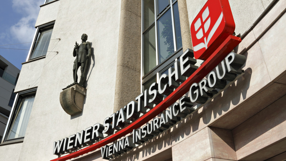 (GERMANY OUT) Vienna Insurance Group Sign, Salzburg Austria  (Photo by Mayall/ullstein bild via Getty Images)