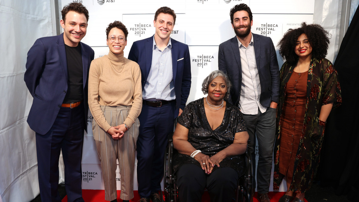 NEW YORK, NEW YORK - JUNE 10: Ben Proudfoot, Gabe Godol, Lusia Harris and Brandon Somerhalder attend the 2021 Tribeca Festival Premiere Shorts: Go Big at Hudson Yards on June 10, 2021 in New York City. (Photo by Cindy Ord/Getty Images for Tribeca Festival)