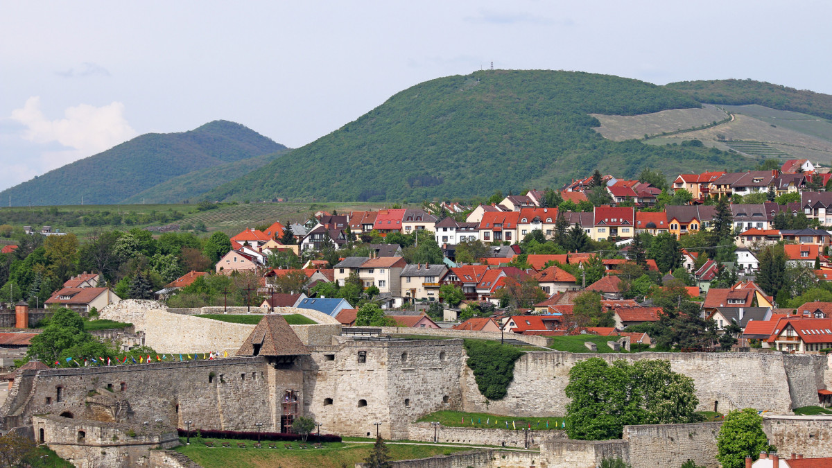 old fortress Eger cityscape