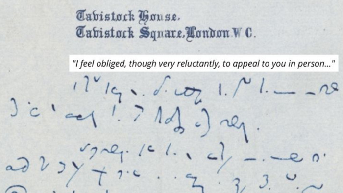 Internetes kódfejtők oldották meg Charles Dickens gyorsírását
