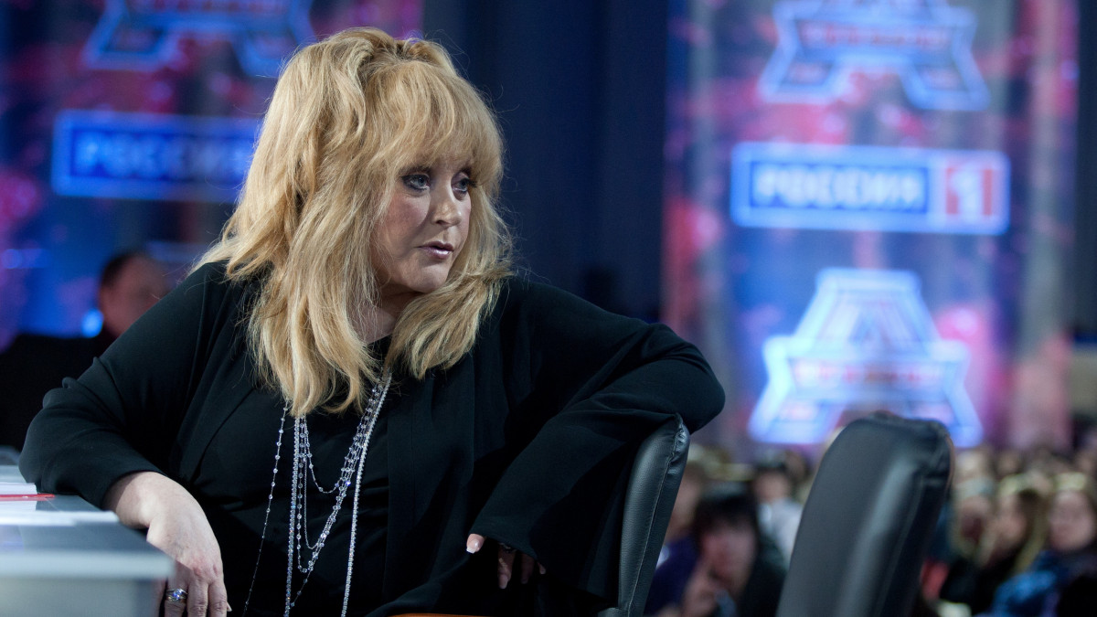 MOSCOW, RUSSIA - MARCH 22:  Russian singer Alla Pugacheva looks on during a casting session for the Factor A a new musical television show on March 22, 2011 in Moscow, Russia.  (Photo by Anton Belitsky/Epsilon/Getty Images)