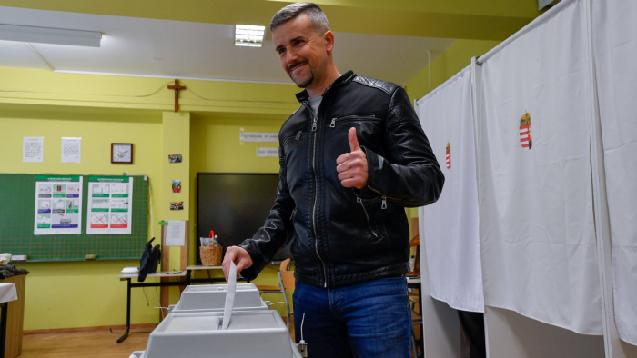 Jakab Péter Miskolcon szavazott