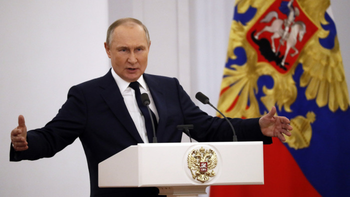 Vlagyimir Putyin: villámgyors csapásra számíthat, aki kívülről beavatkozik a háborúba