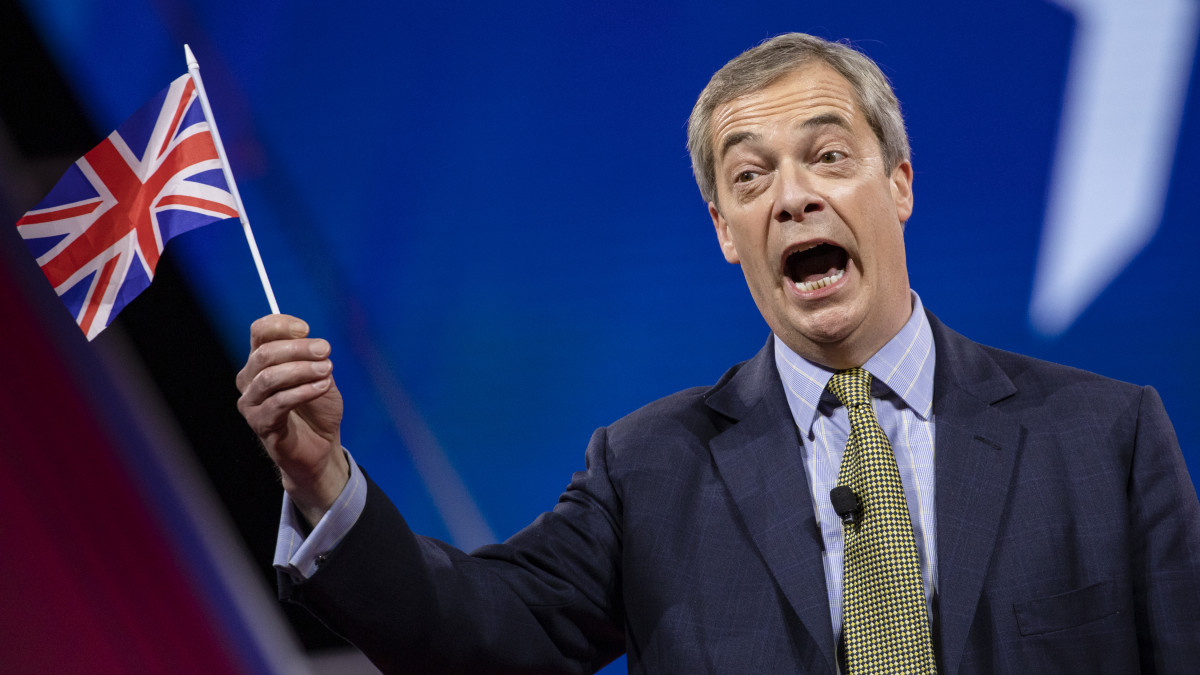 Nigel Farage, a brexit arca a partvonalról befolyásolta a brit elitet