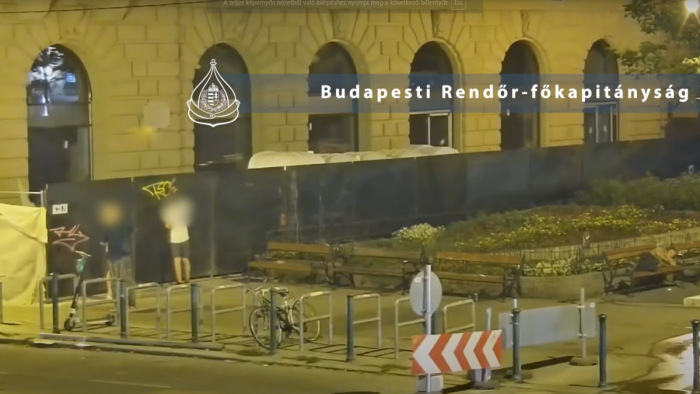 Falfirkálókat értek tetten a belvárosban – videó
