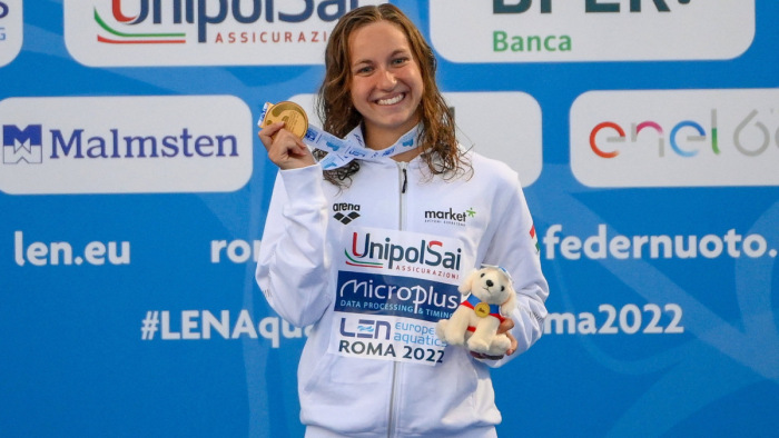 Újabb magyar érem a római úszó Európa-bajnokságon