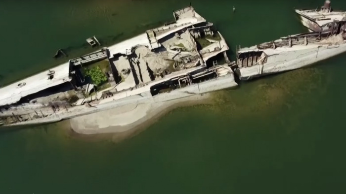 Újabb hírek a Dunában előbukkant világháborús hajóroncsokról - videó