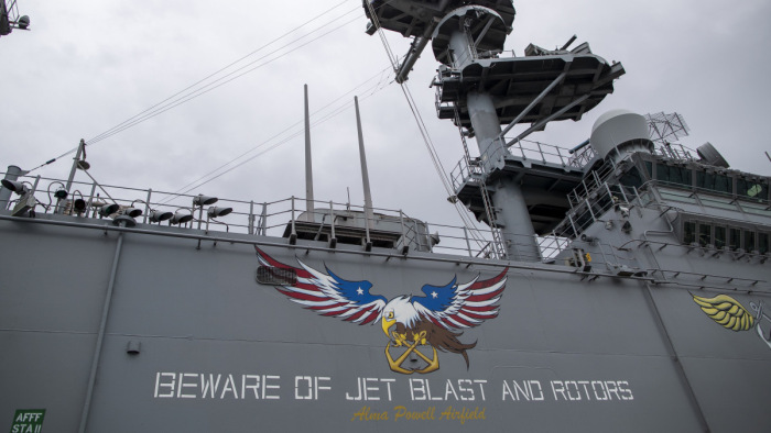 Veszedelmes amerikai hadihajó ért Korea partjaihoz