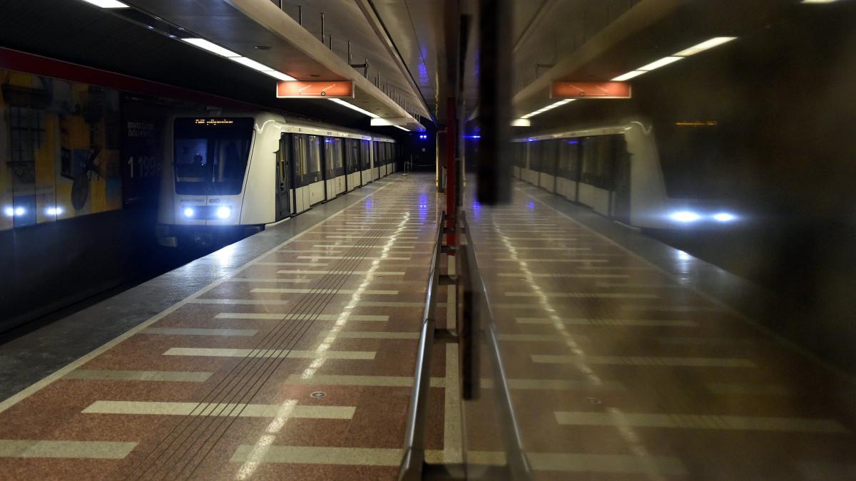 A 2-es metróvonal Széll Kálmán téri állomása 2017. január 11-én.