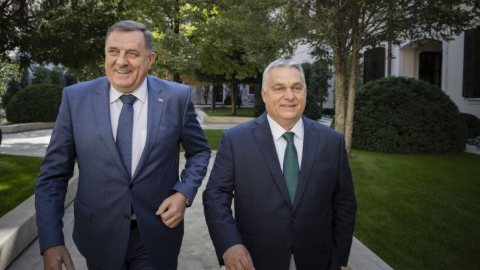 Orbán Viktor a boszniai szerbek elnökével tárgyalt