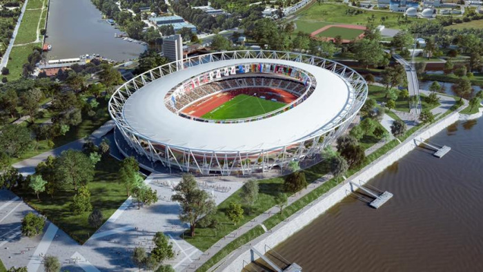 Már a bokrétaavatónál jár az atlétikai vb-stadion építése