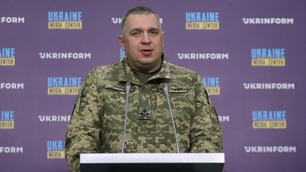 Olekszij Hromov dandártábornok, az ukrán hadsereg műveleti főigazgatóságának helyettes főnöke. Fotó: Twitter