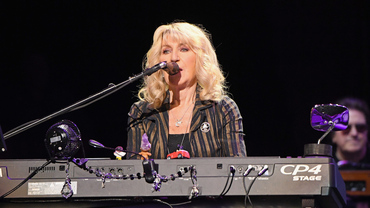 NEW YORK, NY - MARCH 11:  Christine McVie of Fleetwood Mac performs onstage during Fleetwood Mac In Concert at Madison Square Garden on March 11, 2019 in New York City.  (Photo by Kevin Mazur/Getty Images)