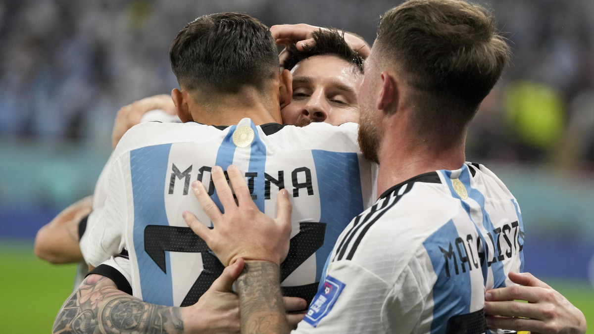 Lionel Messi is betalált ezredik mérkőzésén - Argentína vb-negyeddöntős