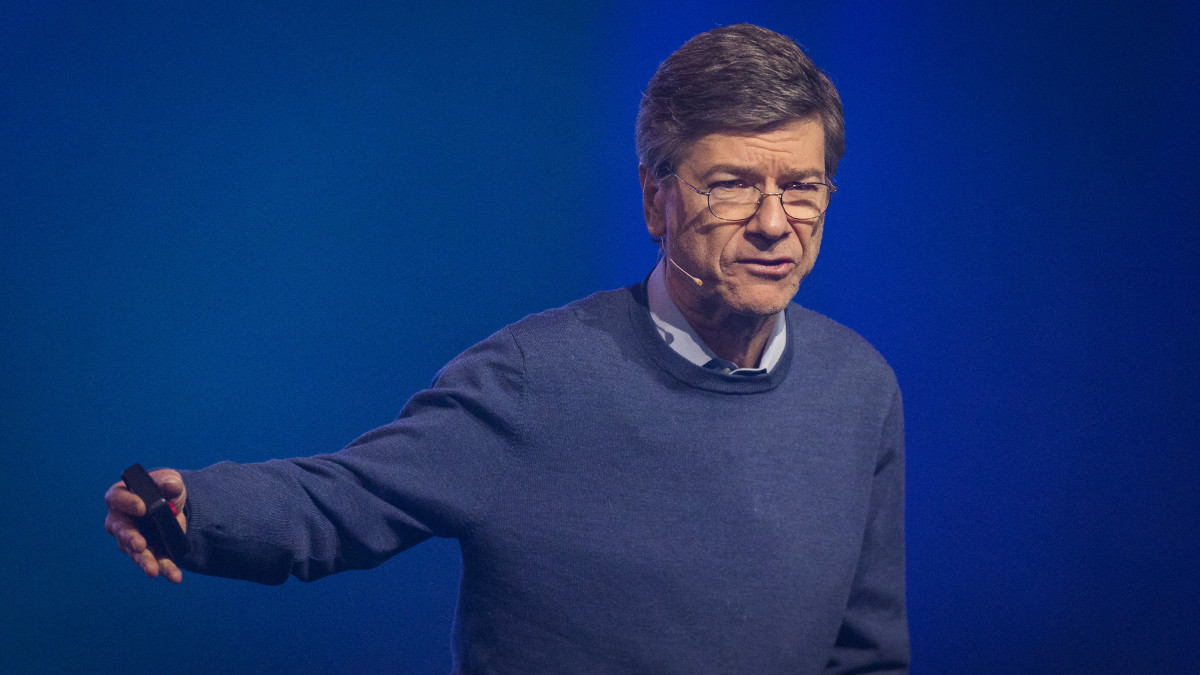TRONDHEIM, NORWAY - JUNE 21: Jeffrey Sachs gives a discussion on climate change and surviving Trump during the Starmus Festival on June 21, 2017 in Trondheim, Norway. (Photo by Michael Campanella/Getty Images)