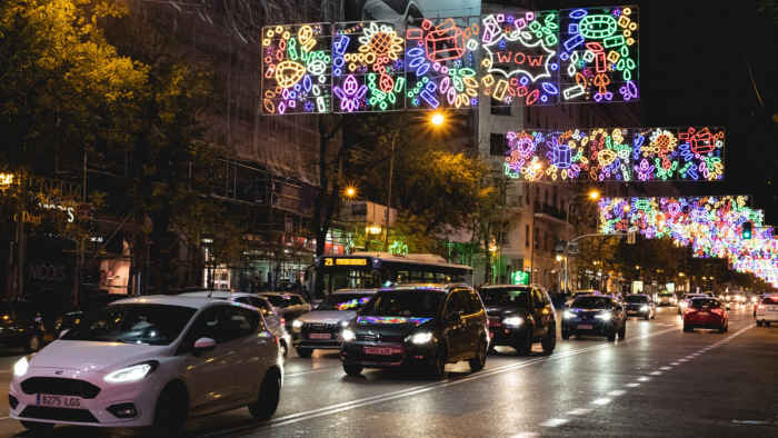 Madridban jön az ingyen karácsonyi taxizás, de nem akárkinek