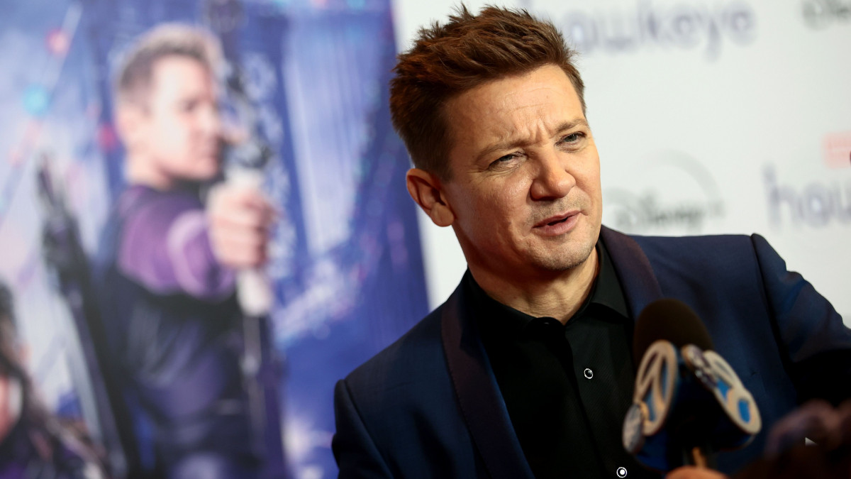 NEW YORK, NEW YORK - NOVEMBER 22: Jeremy Renner attends the Hawkeye Special Screening at AMC Lincoln Square Theater on November 22, 2021 in New York City. (Photo by Dimitrios Kambouris/Getty Images)