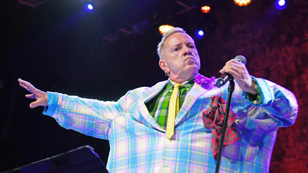 LONDON, ENGLAND - JUNE 16: (EDITORIAL USE ONLY) John Lydon of Public Image Ltd performs on stage at O2 Forum Kentish Town on June 16, 2022 in London, England. (Photo by Jim Dyson/Getty Images)