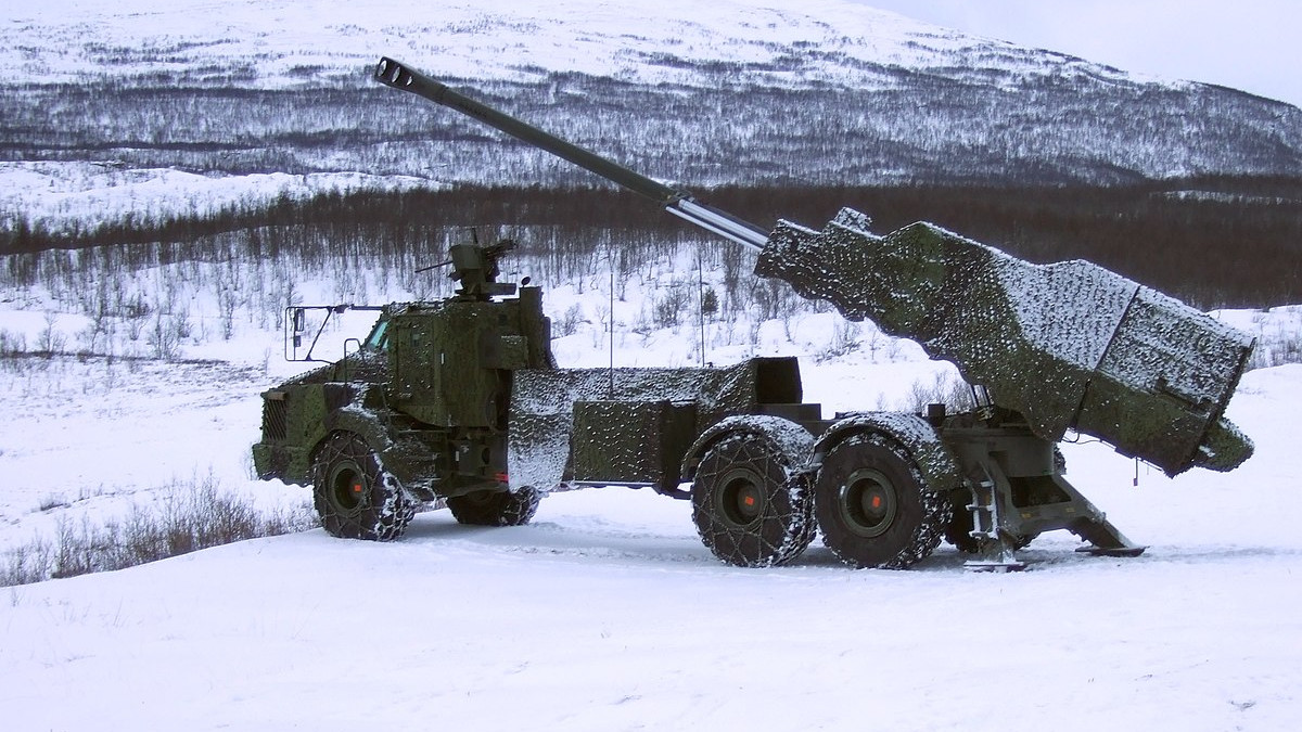 Archer svéd gyártású, önjáró löveg. Fotó: Wikipédia
