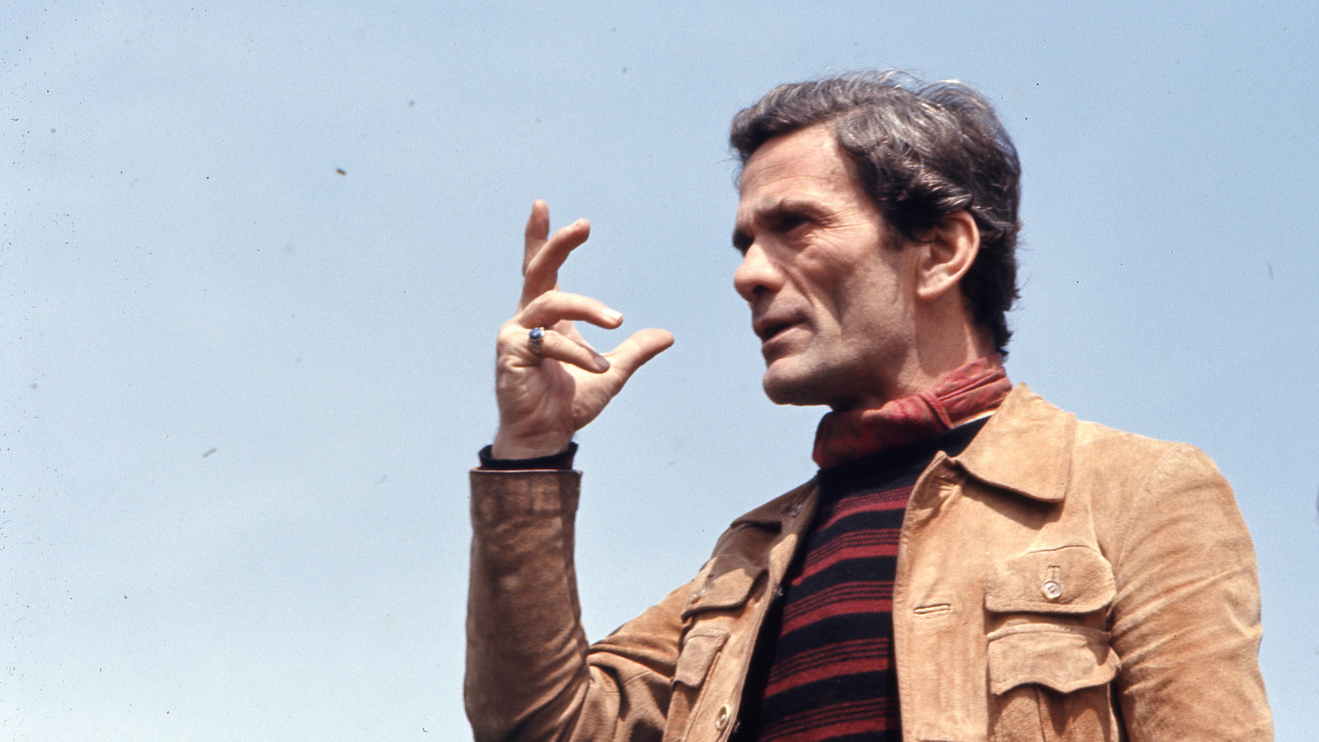 Rome, Italy. Italian writer and movie director Pier Paolo Pasolini is seen during the shooting of Decameron, one of his most celebrated films, in Rome, Italy, April 22, 1971. (Photo by Vittoriano Rastelli) (Photo by Vittoriano Rastelli/Corbis via Getty Images)