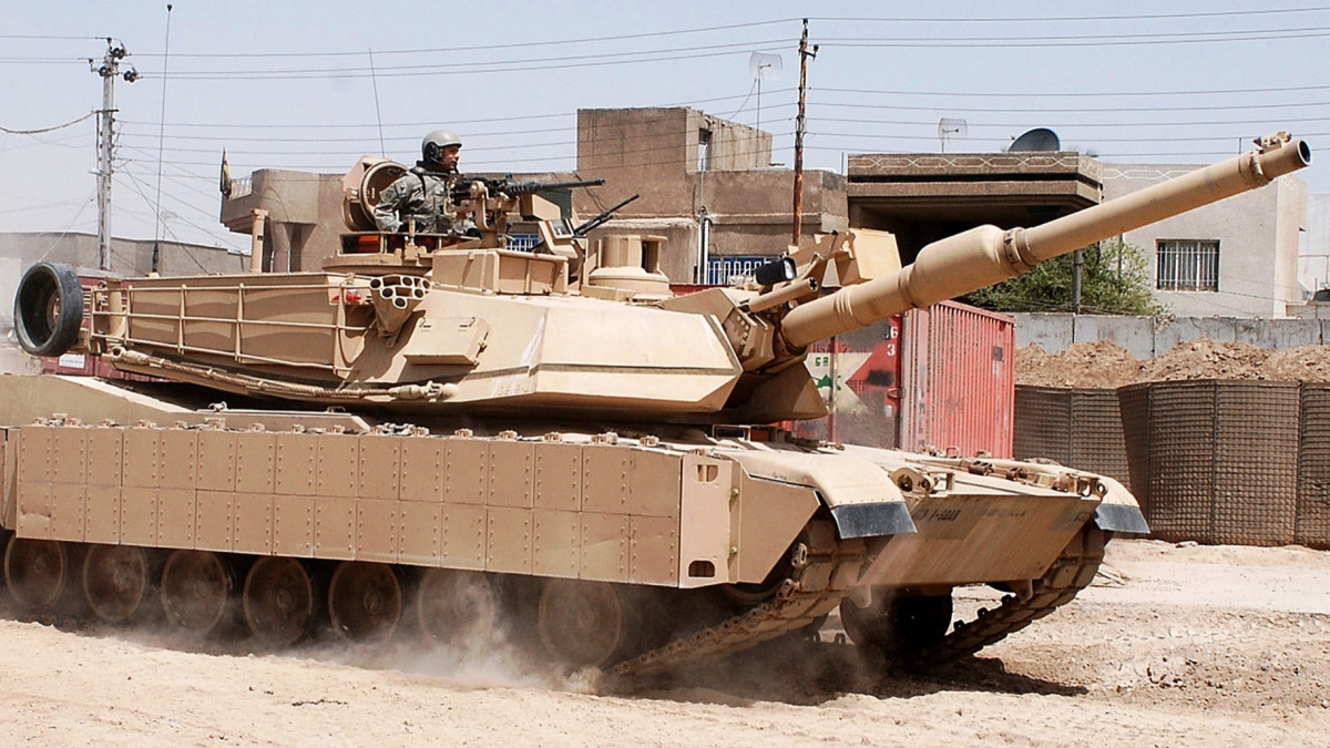 M1 Abrams, amerikai harckocsi. Forrás: Twitter/LogKa
