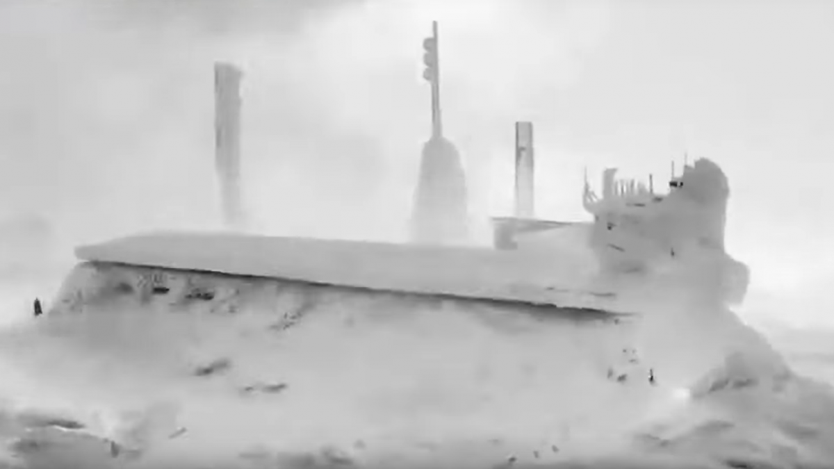 Mínusz 78 fokos történelmi rekord, üvöltő szél - drámai videó