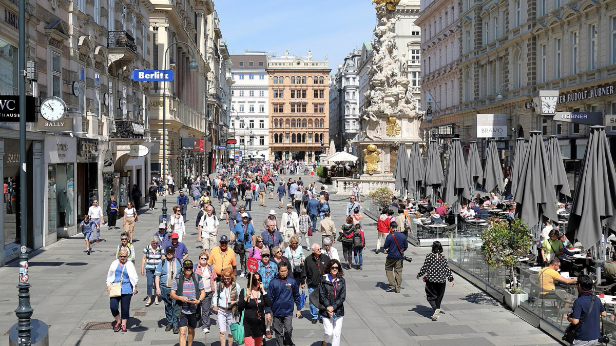 Bécs belvárosa. Forrás:Wikipédia