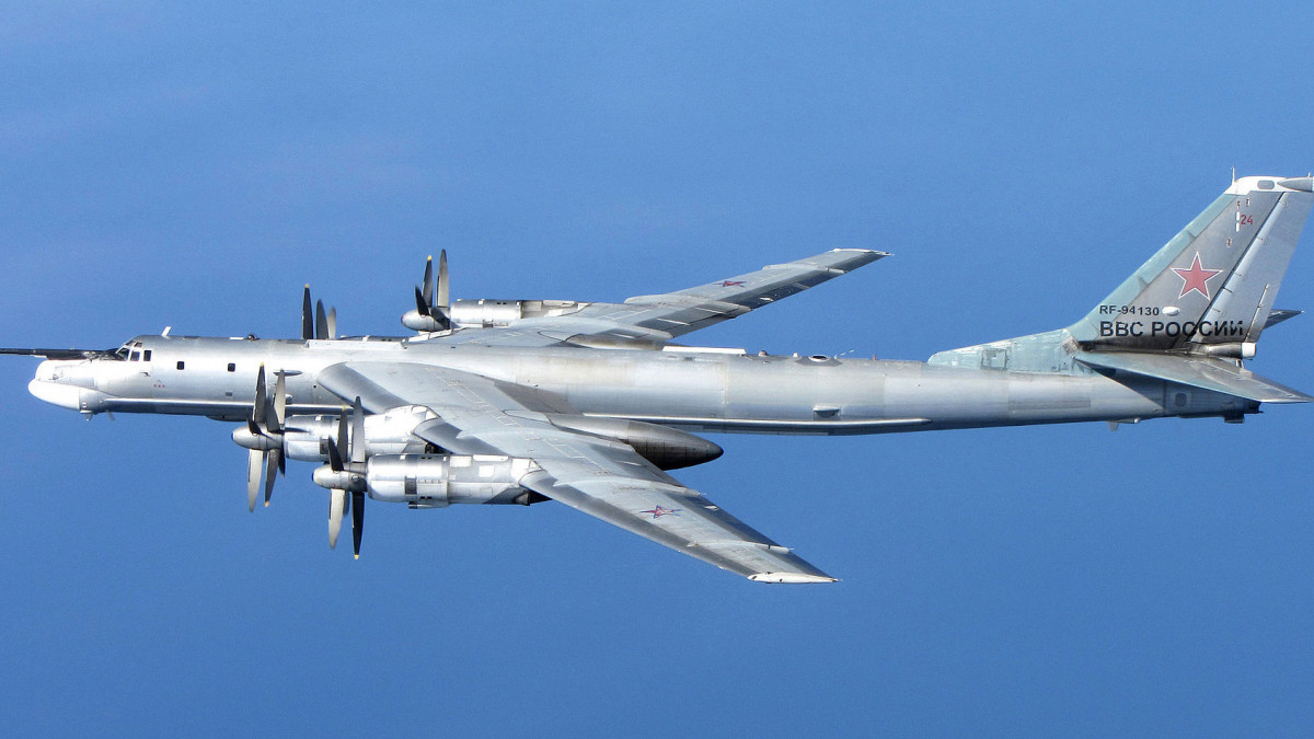 Tu-95H orosz stratégiai bombázó repülőgép. Forrás:Wikipédia