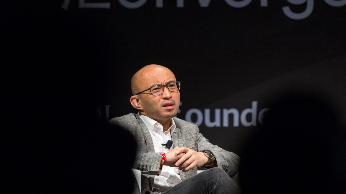 Bao Fan, chairman and chief executive officer of China Renaissance Partners, speaks during the Wall Street Journal and F.ounders Converge Tech Conference in Hong Kong, China, on Thursday, July 30, 2015. The conference runs from July 29 to July 30. Photographer: Jerome Favre/Bloomberg via Getty Images