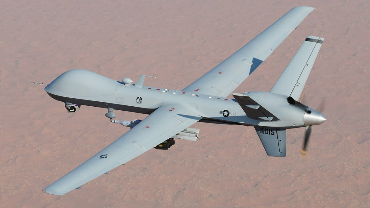 MQ-9 Reaper amerikai drón fegyverek nélkül