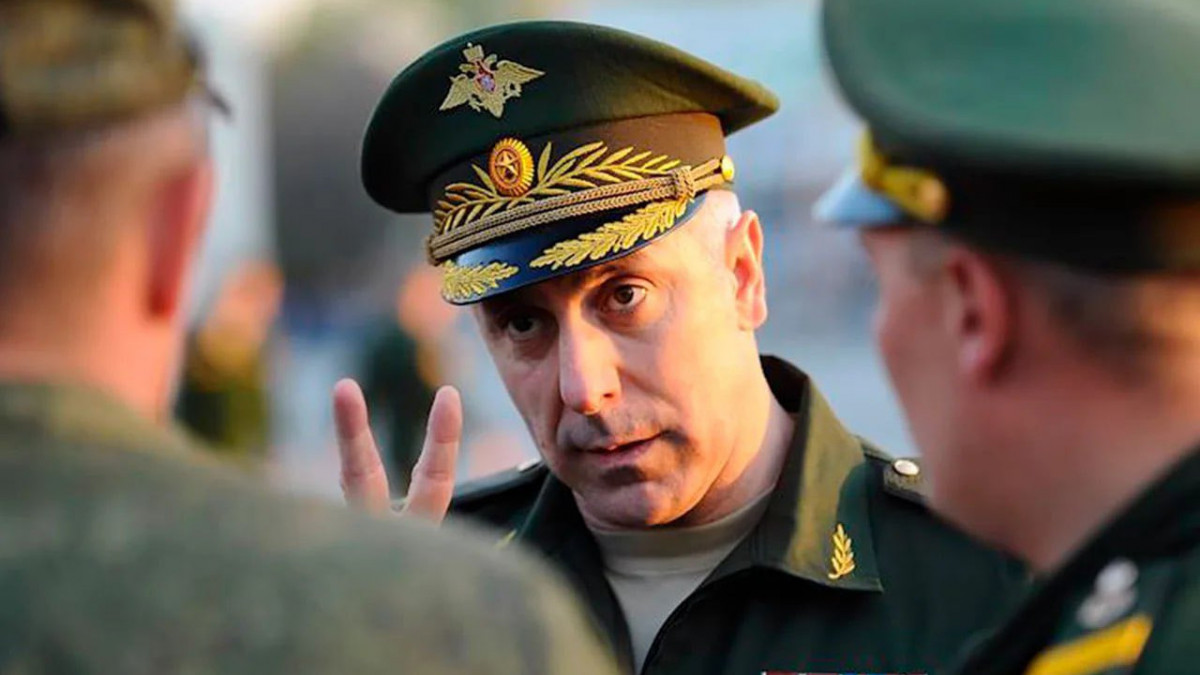 Rusztam Muradov vezérezredes, az oroszországi Keleti Katonai Körzet parancsnoka. Forrás: Twitter/ZOKA