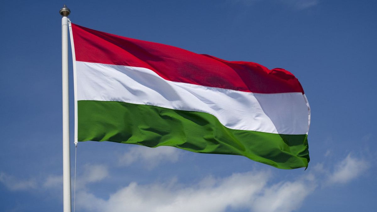 Magyar zászló. Forrás:Twitter/Nexta_Tv