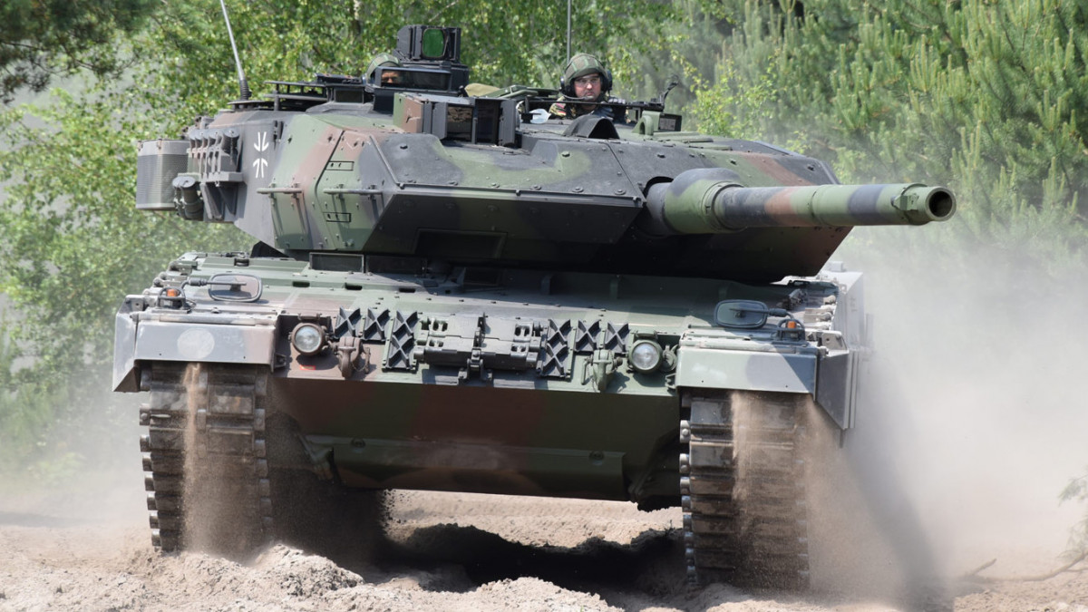 Leopard 2 A7 német harckocsi. Forrás:Twitter/CJP - Forgotten One Music