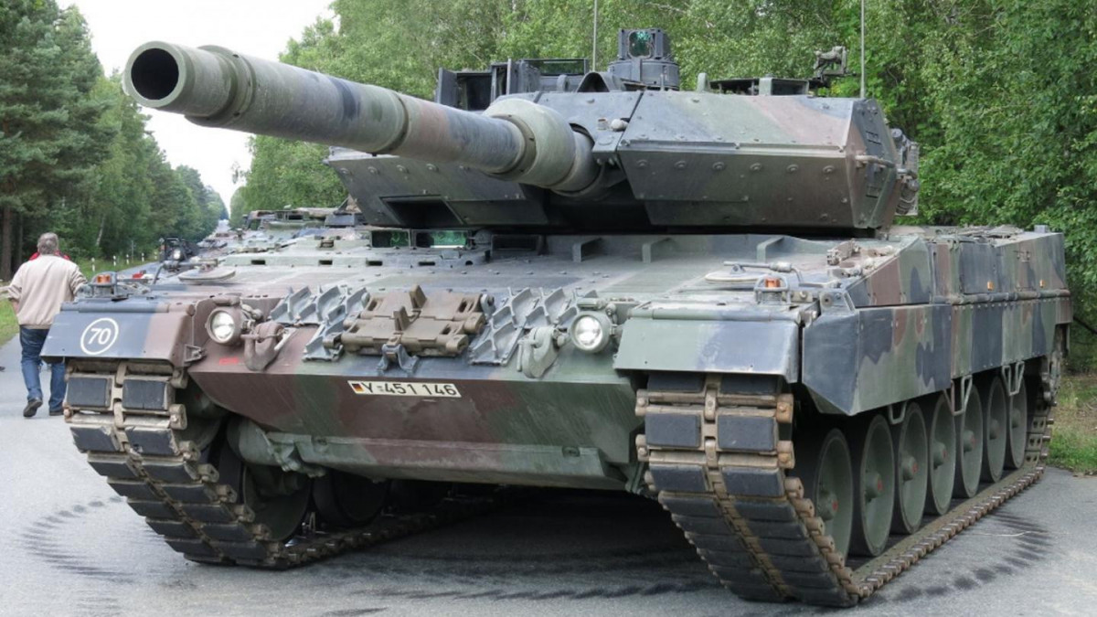 Leopard 2 A7 német harckocsi. Forrás:Twitter/AJ