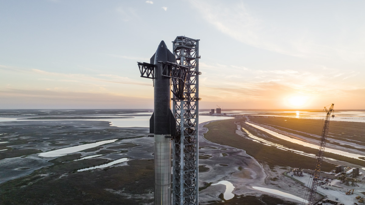 Minden idők legnagyobb űrrakétája a SpceX Starship. Forrás Twitter:SpaceX