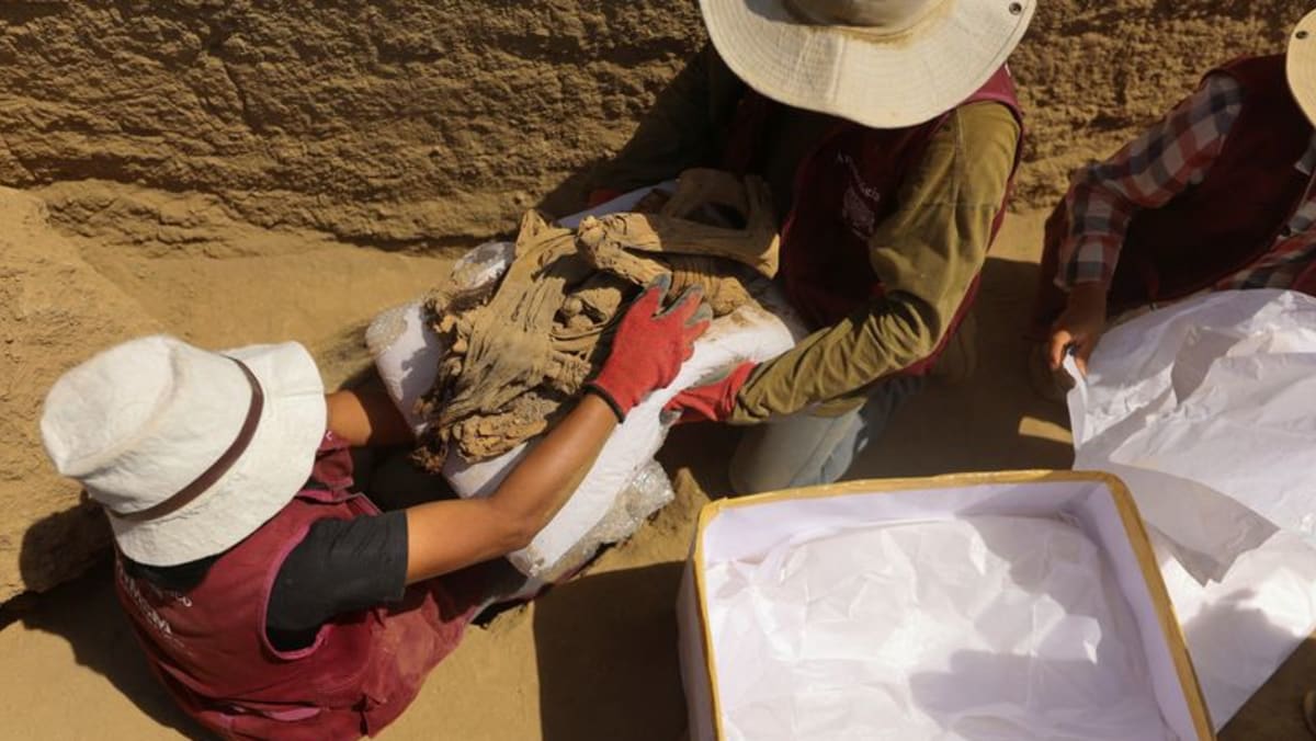 Több mint ezer éve élt kamasz múmiáját találták meg perui régészek. Forrás:Twitter/Mohamed Vevo