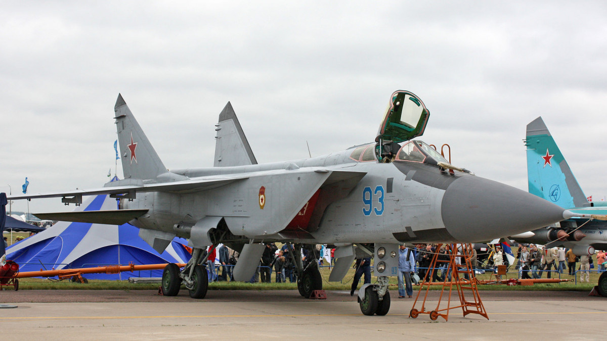 MiG-31 orosz nehéz vadászgép. Forrás:Wikipédia