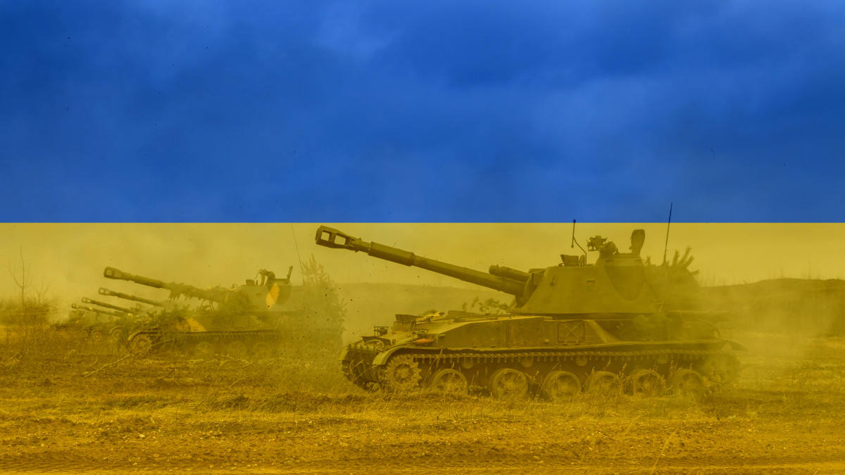The concept of Russias invasion of the territory of Ukraine. Anton Petrus/Getty Images