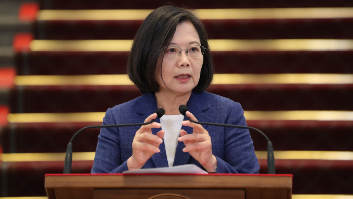 Tajvan elnöke szerint a háború nem opció