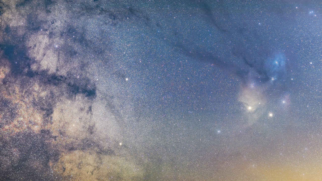 Rho Ophiuchi and Antares region