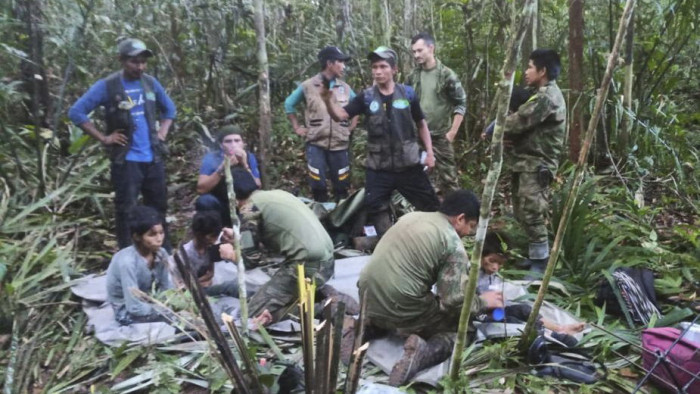 Megrázó videó került elő a kolumbiai dzsungelben megtalált gyerekekről
