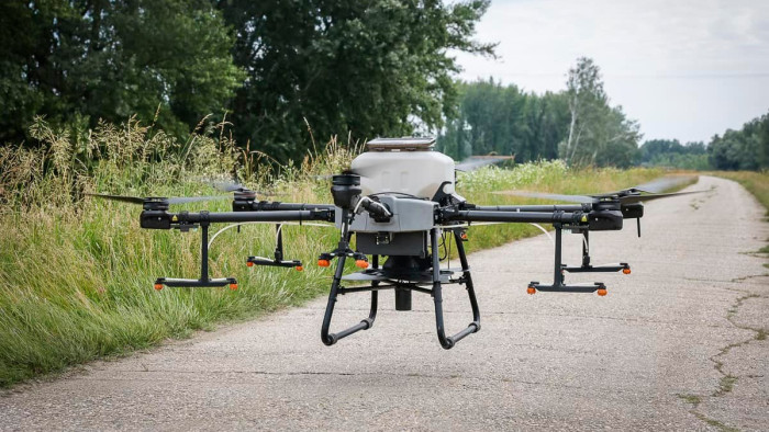 Különleges drónos tesztet végeztek Győrben - képek