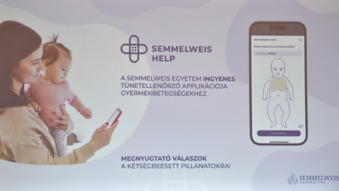 Kisgyerekek tüneteit segít beazonosítani a Semmelweis Egyetem új alkalmazása