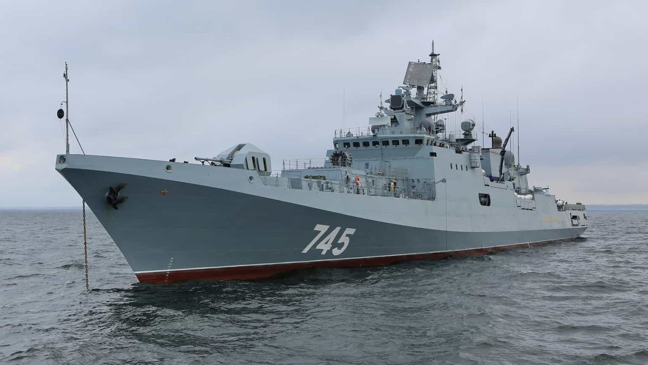 Admiral Grigorovics orosz fregatt. Forrás:Wikipédia